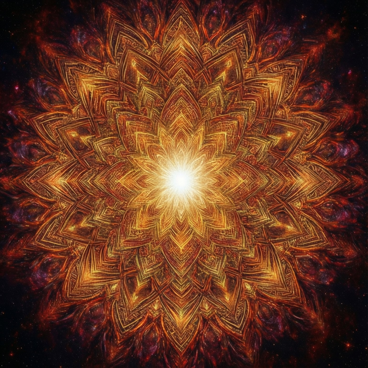 Mandala Supernova by Wallpapers.art Studio