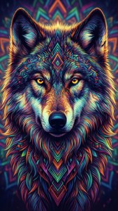 Mandala Wolf