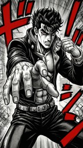 Manga Menacing Panel