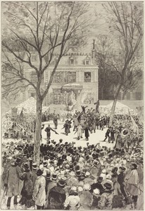 Manifestation populaire du 27 Février pour fêter le 80 année de Victor Hugo
