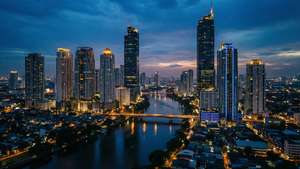 Manila Skyline Twilight