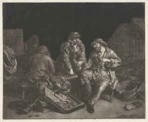 Mannen in een herberg