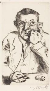 Männliches Bildnis mit Aufgestütztem Arm (Portrait of a Man Smoking)