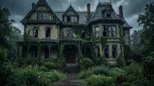 Mansion in Rain