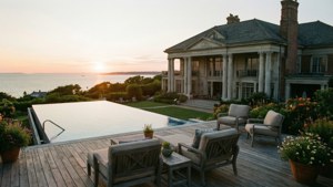 Mansion Sound View Sunset