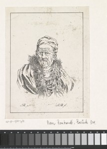 Mansportret naar Rembrandt