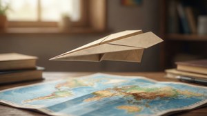 Map Explorer Paper Plane