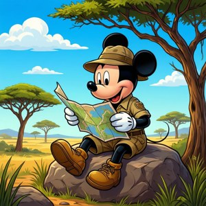 Map Reading Mickey