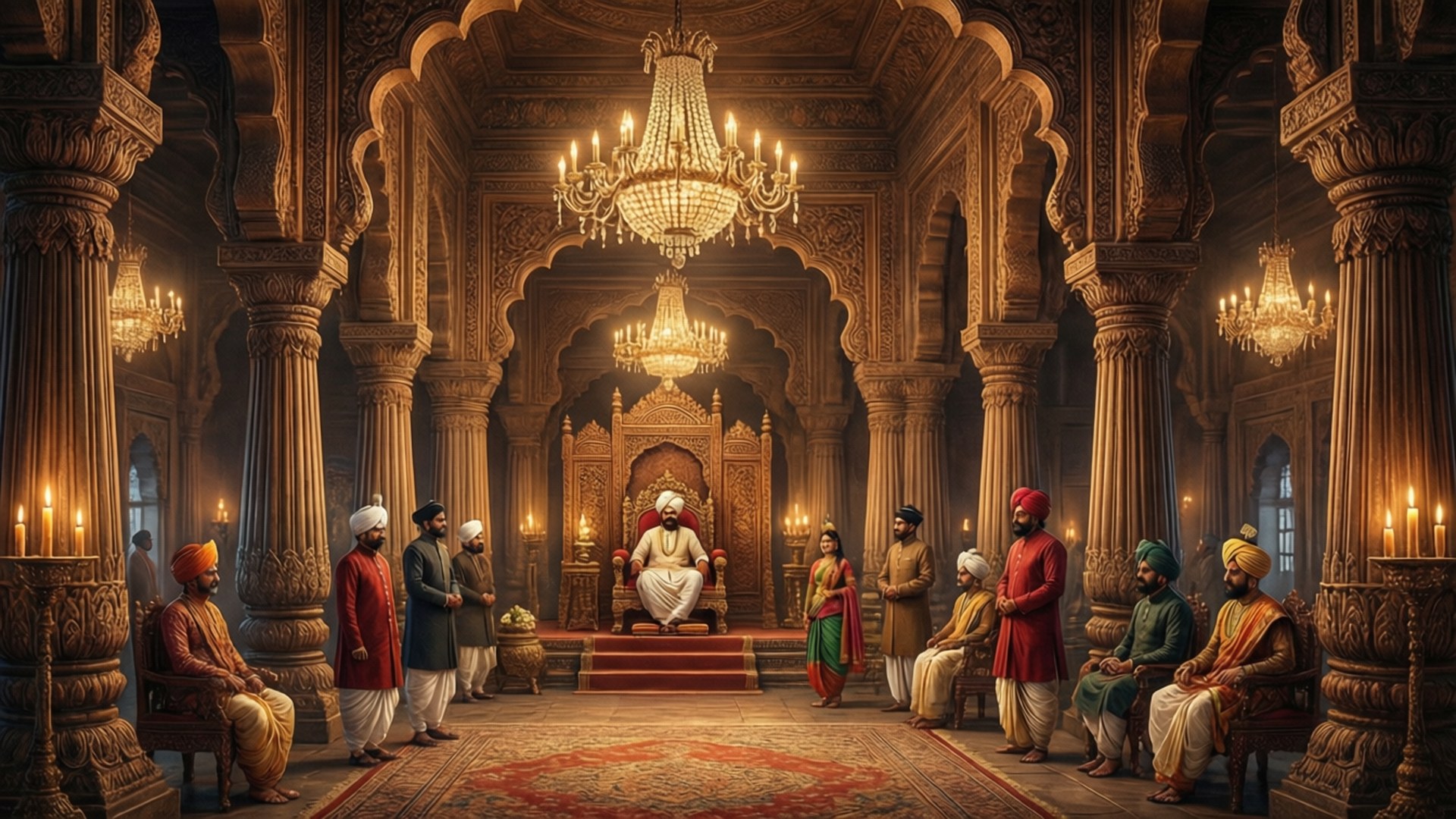 Maratha Palace Durbar by Wallpapers.art Studio