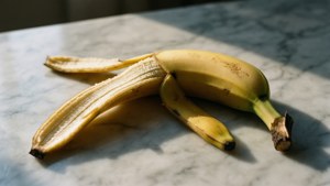 Marble Counter Banana Peel