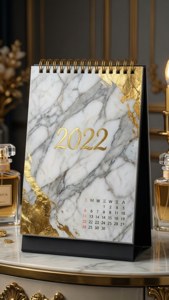 Marble Elegance 2022 Calendar