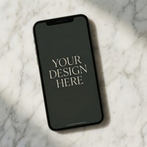 Marble Flat Lay Mockup