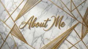 Marble Gold About Me
