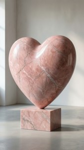 Marble Heart Minimalism