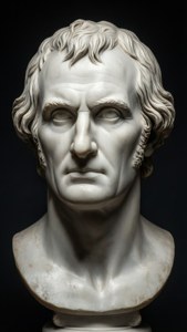 Marble Jackson Bust