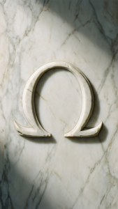 Marble Omega Carving