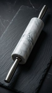 Marble Rolling Pin Elegance