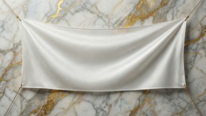 Marble White Banner