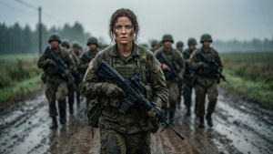 March in the Rain