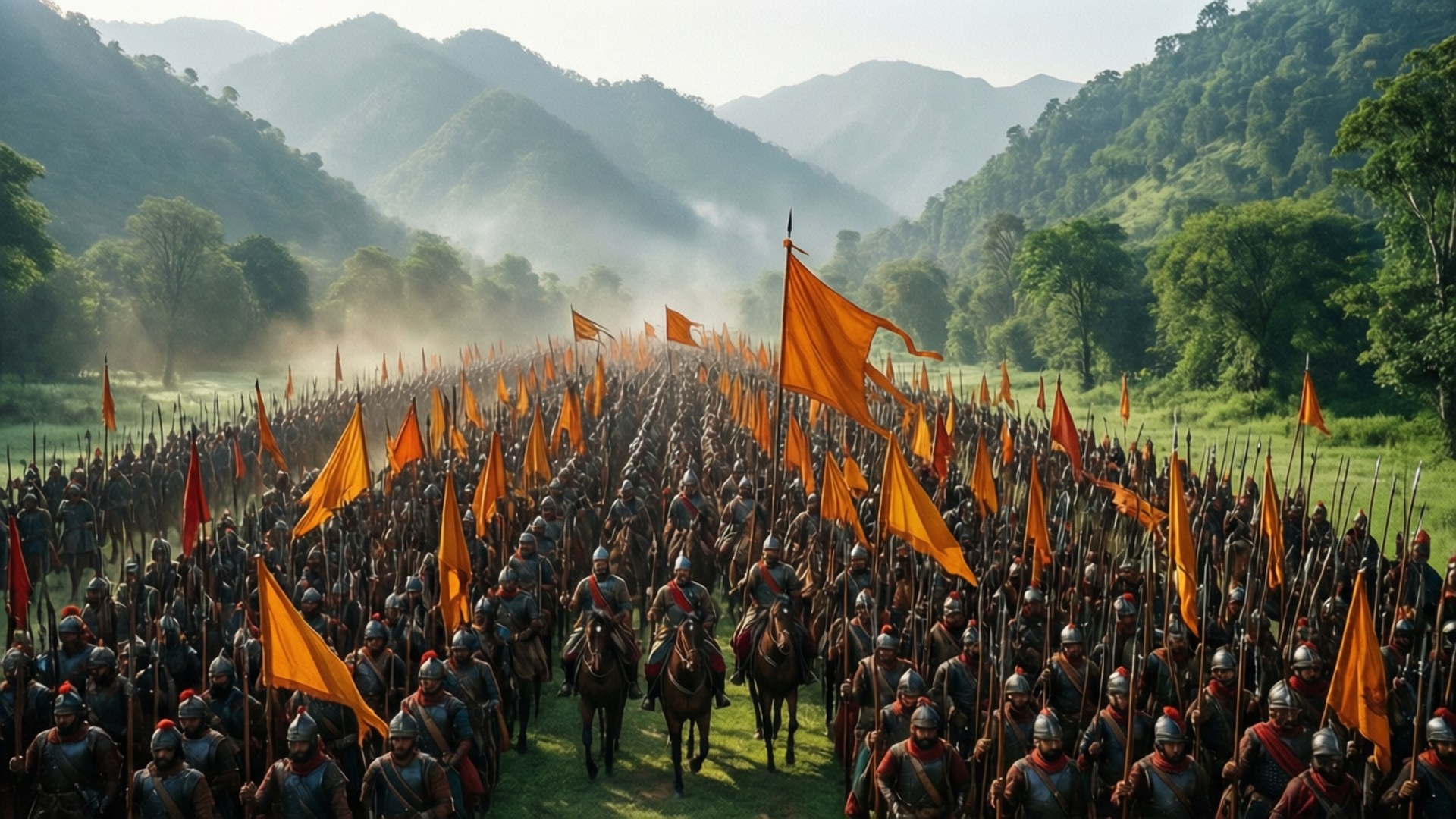 March of the Marathas by Wallpapers.art Studio