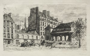Marché aux veaux en demolition