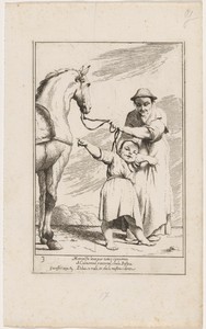 Marcolfa Showing Cacasenno a Horse