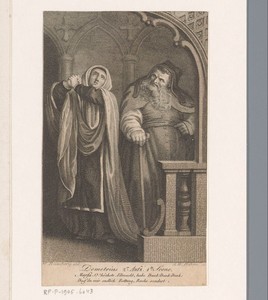 Marfa en patriarch Hiob in een klooster