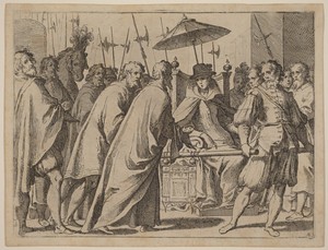 Margaret of Austria Being Carried in a Chaise