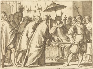 Margaret of Austria Being Carried in a Chaise