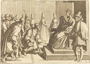 Margaret of Austria Giving Audience to a Nobleman