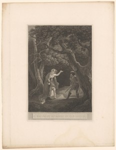 Margaretha van Anjou en de jonge Eduard van Westminster aangevallen door een rover