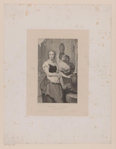 Marguérite bij de fontein