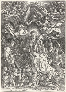 Maria als koningin der engelen