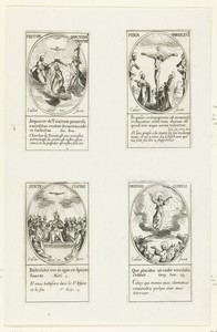Maria door de Heilige Drie-eenheid gekroond (Drievuldigheidszondag), Kruisiging (Goede Vrijdag), Neerdaling van de Heilige Geest (Pinksteren), Hemelvaart van Christus (Hemelvaart)
