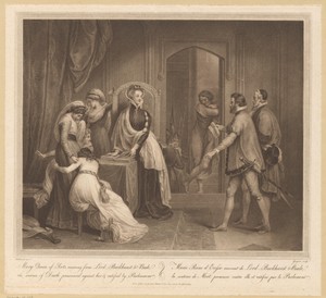 Maria I Stuart krijgt bericht van haar doodvonnis