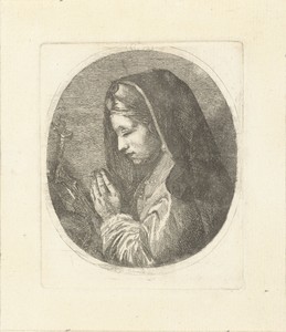 Maria Magdalena in gebed