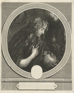 Maria Magdalena met schedel