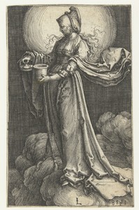 Maria Magdalena op de wolken