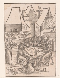Maria Magdalena wast de voeten van Christus