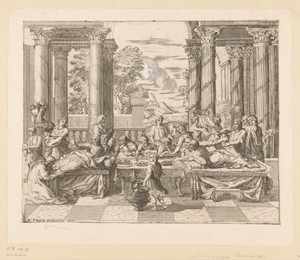 Maria Magdalena zalft de voeten van Christus