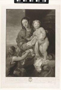 Maria met Christus en Johannes de Doper als kinderen