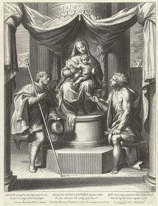 Maria met Christus tussen de heilige Rochus en de heilige Sebastiaan