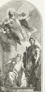 Maria met de heiligen Antonius en Joris