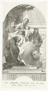 Maria met de heiligen Antonius van Padua en Franciscus van Paola