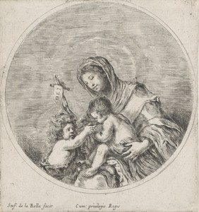 Maria met het Christuskind en de jonge Johannes de Doper