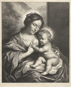 Maria met het Kind aan de borst