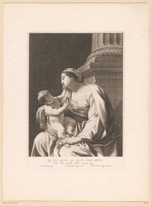 Maria met Kind aan de voet van een zuil