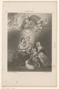 Maria met kind, de jonge Johannes de Doper en de heilige Elisabet