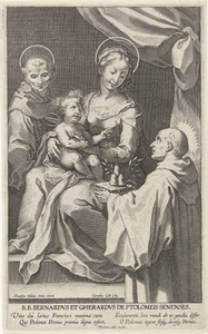 Maria met Kind en de H. Bernardus van Siena en H. Gerardus