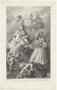 Maria met Kind en de heilige Franciscus van Sales